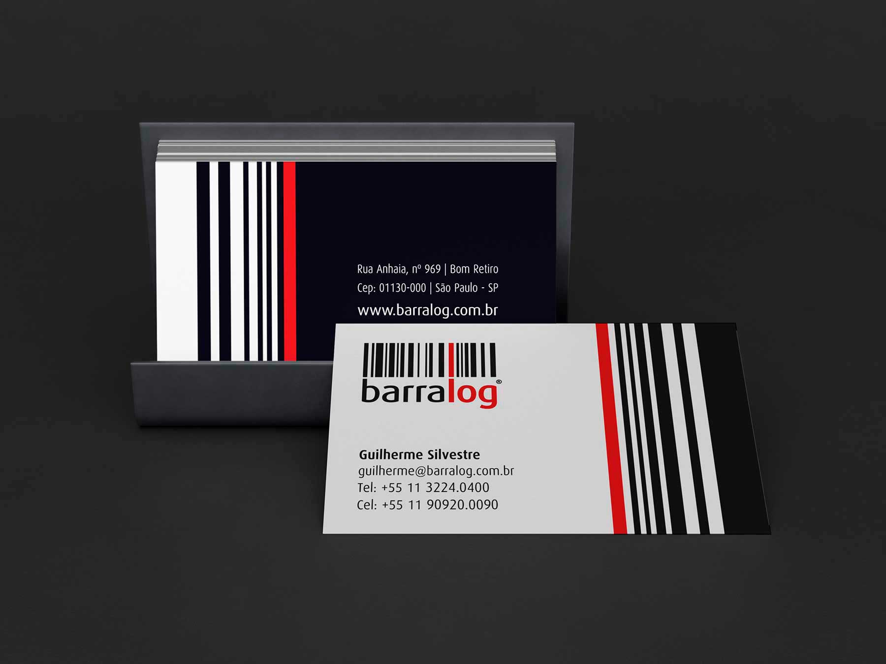 Cartão de visitas Barralog