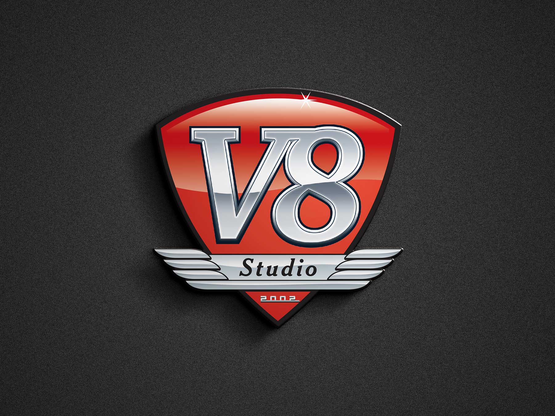 Logo V8